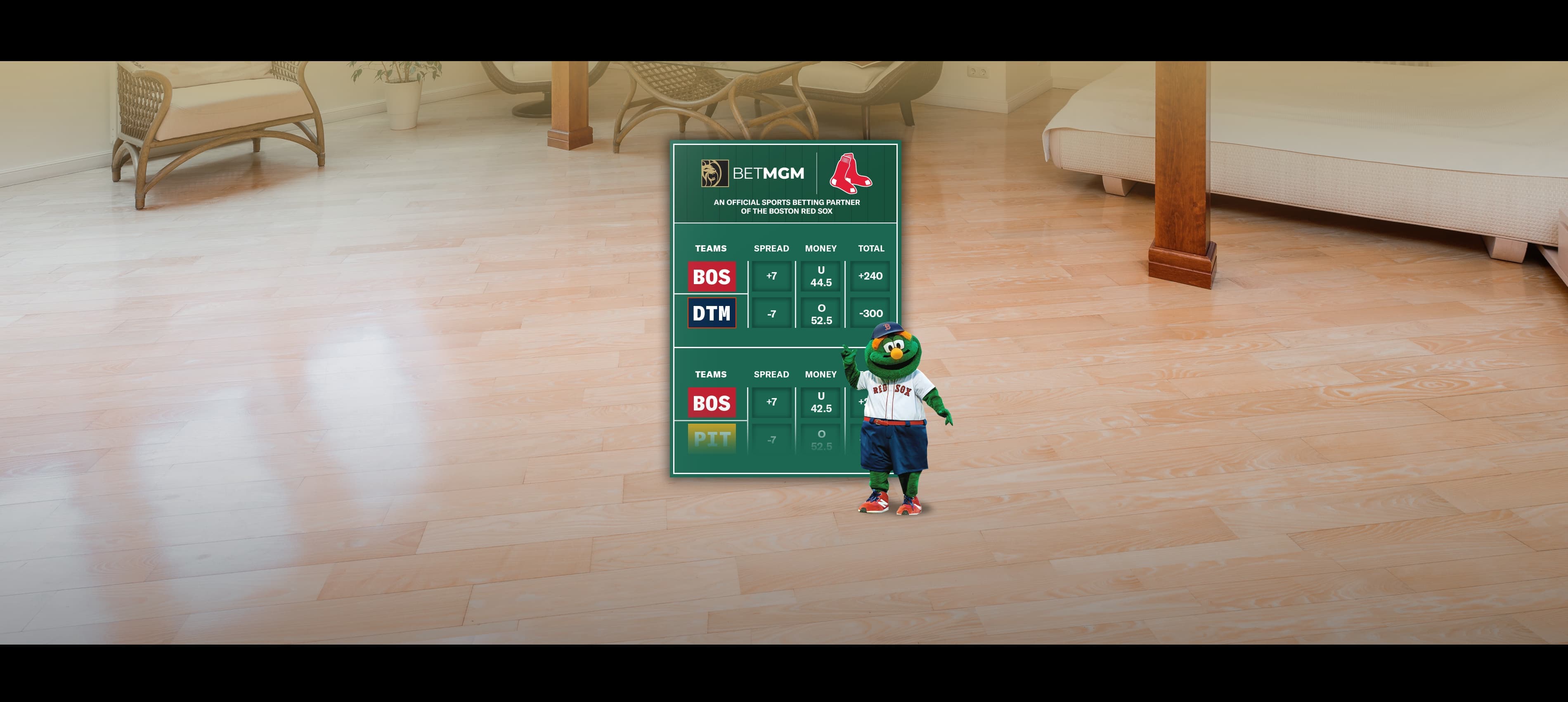 Bet MGM Stat board in world with wally 02