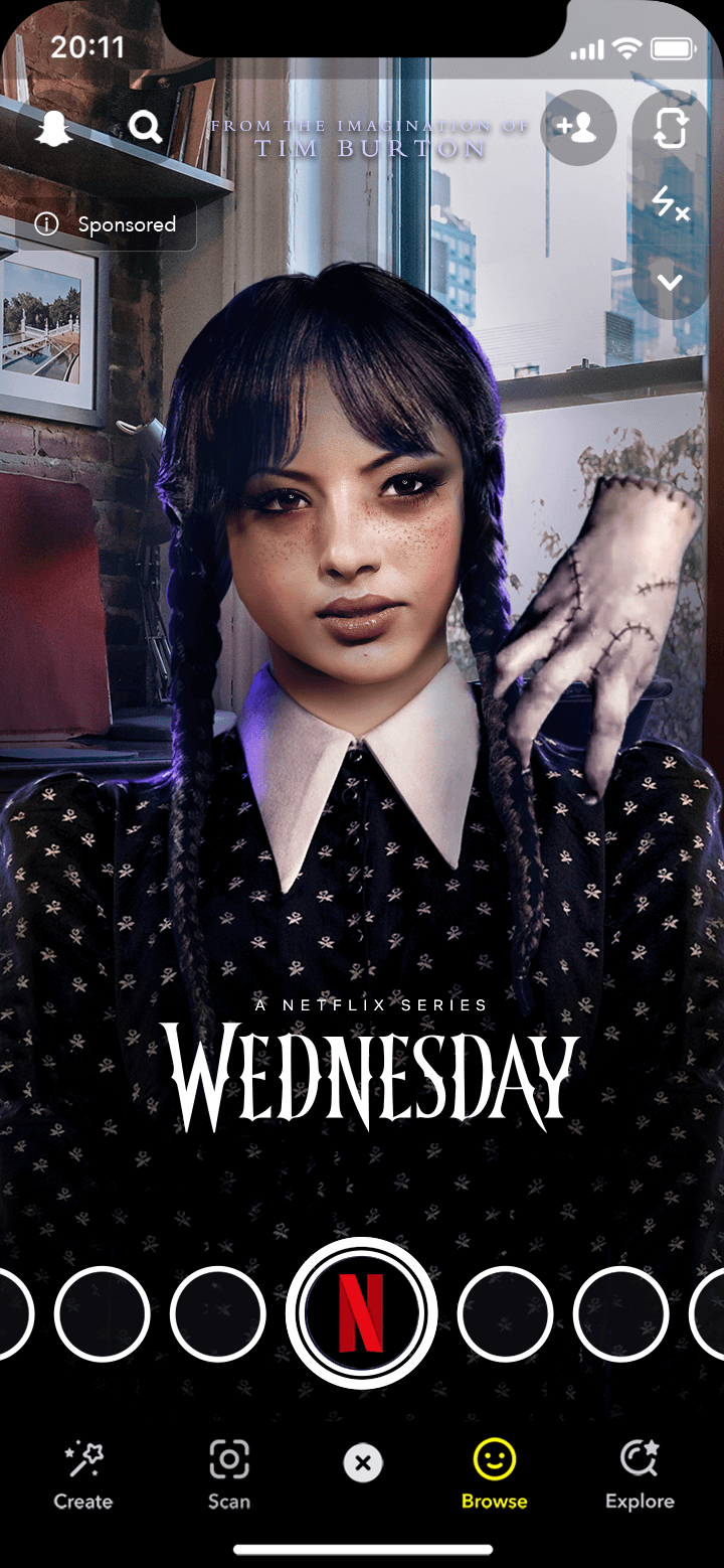 Wednesday Selfie 5 hand settled on shoulder