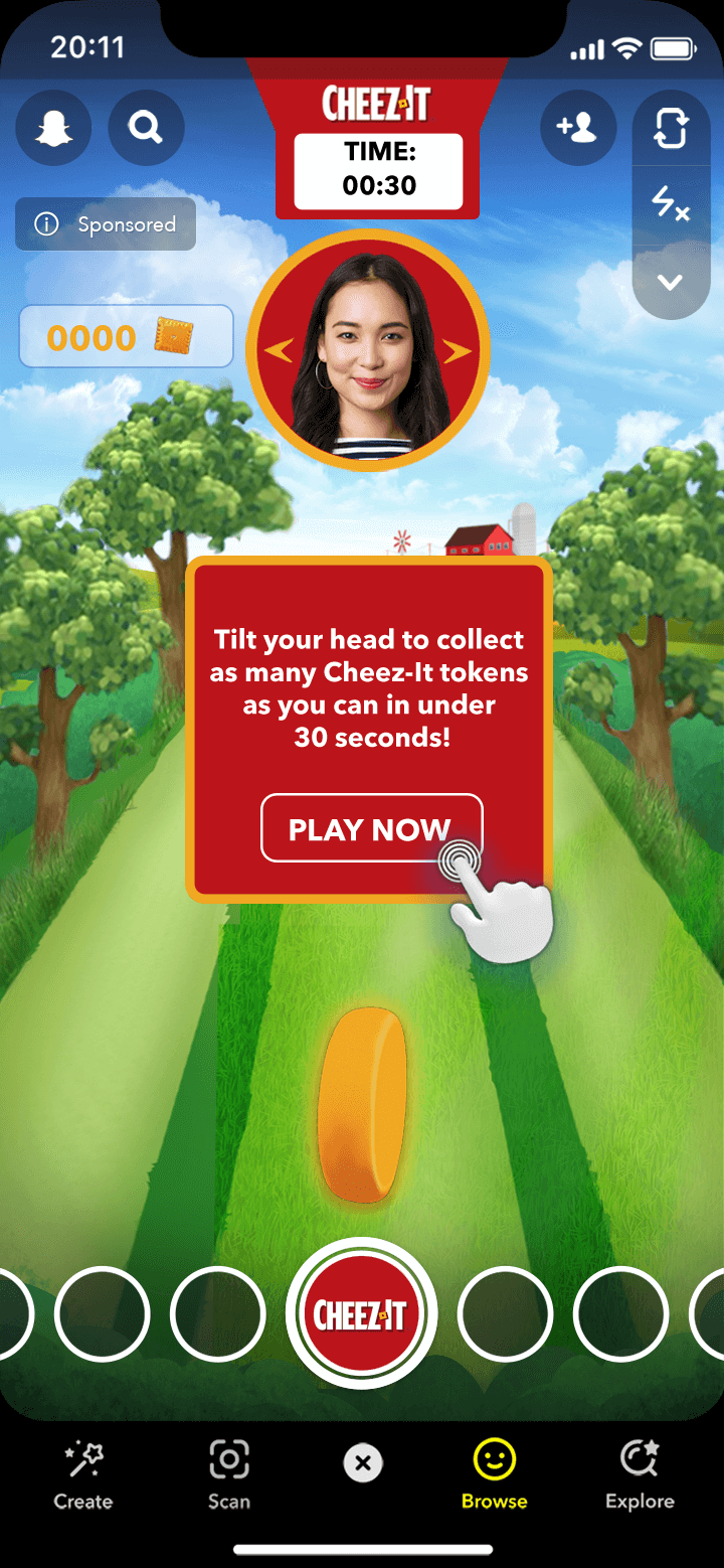 cheez it game start