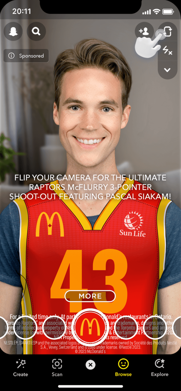 Selfie with mcd jersey