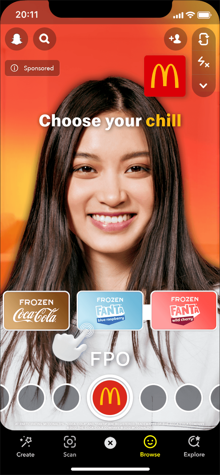 mcd refreshment selfie 001