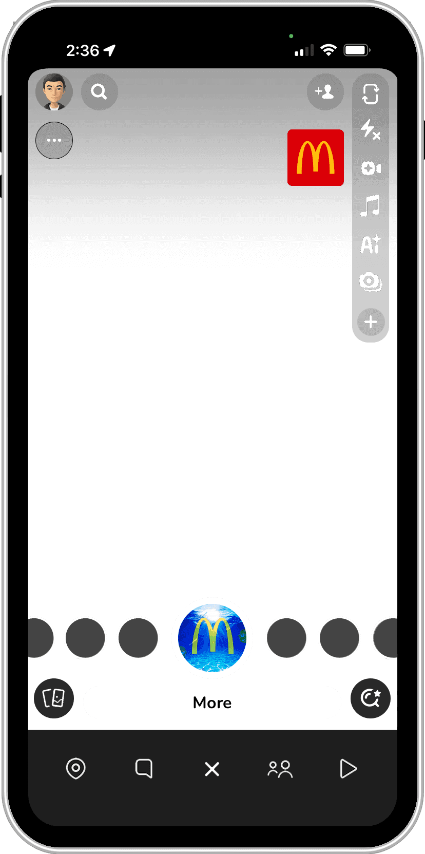 mcd filet phone UI frame 02