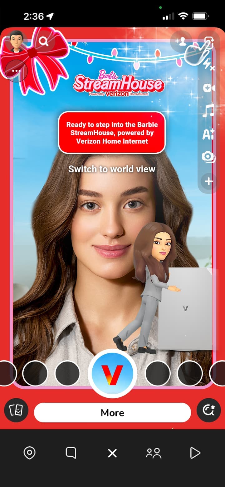 verizon fios barbie selfie frame 3