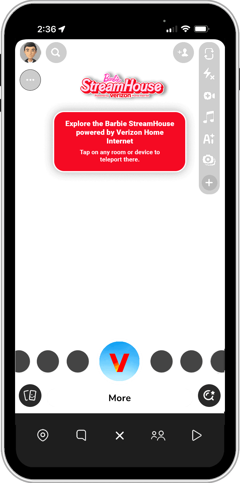 verizon barbie UI frame 1